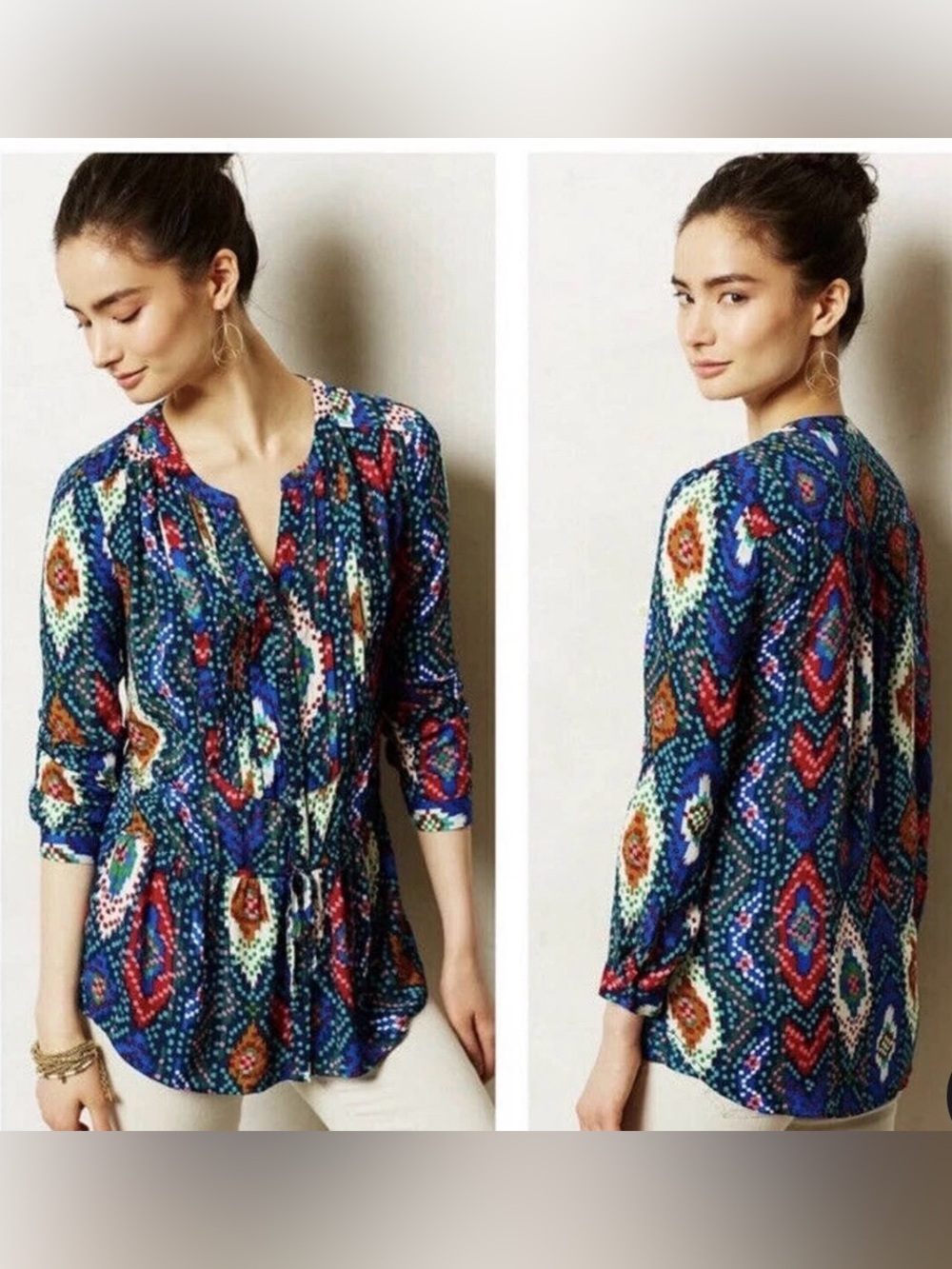 NWOT - Anthropologie Maeve Topoxte
Tunic Blouse